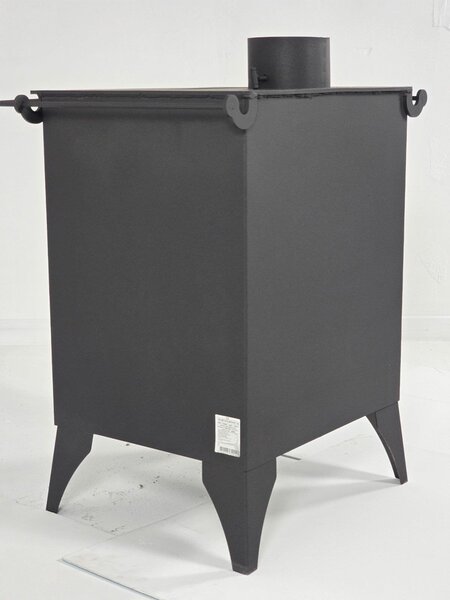 ZVEZDA Retro G, Volně stojící kamna na dřevo s prosklením, 6,9 kW, Ø 130 mm
