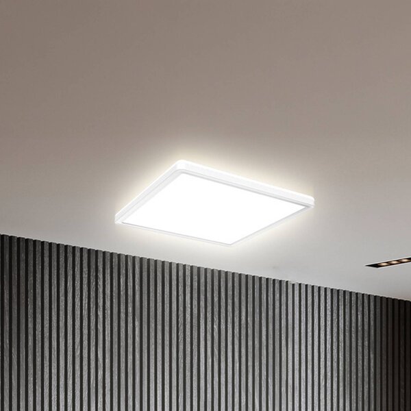 B.K. Licht LED panel Eki, 29 x cm, bílý, stmívatelné podsvícení, 4 000 K, stmívatelný, Bílá / opál, Pracovna / kancelář, Plast
