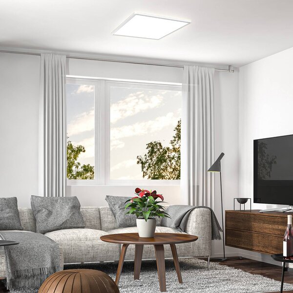 B.K. Licht LED panel Eki, 42 x cm, bílý, stmívatelné, podsvícení, 4 000 K, stmívatelný, Bílá / opál, Pracovna / kancelář, Plast