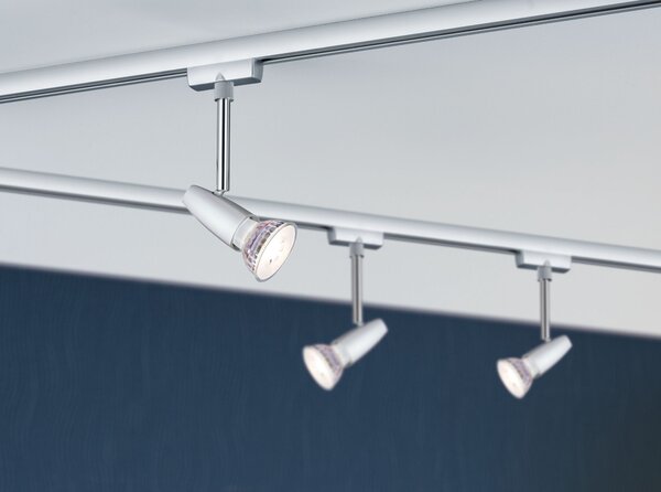 Paulmann 95461 Barelli, spot pro Urail system, 1xGU10 max. 10W, matný chrom