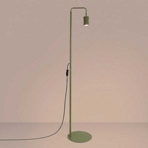 Sollux SL.2025 - Stojací lampa KARBON 1xGU10/10W/230V zelená