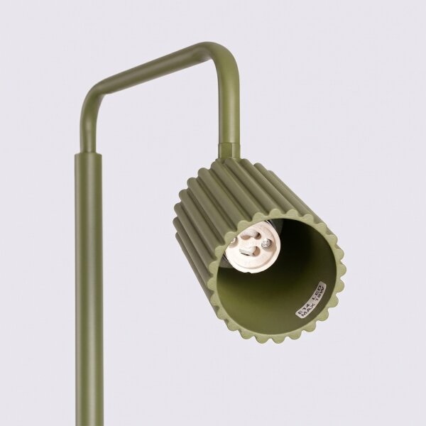 Sollux SL.2025 - Stojací lampa KARBON 1xGU10/10W/230V zelená