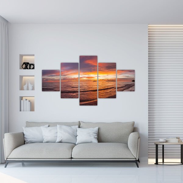 Obraz - Západ slunce (125x70 cm)