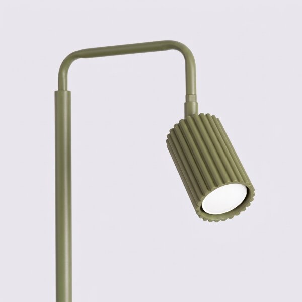 Sollux SL.2025 - Stojací lampa KARBON 1xGU10/10W/230V zelená