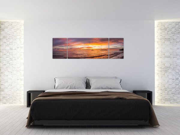 Obraz - Západ slunce (170x50 cm)