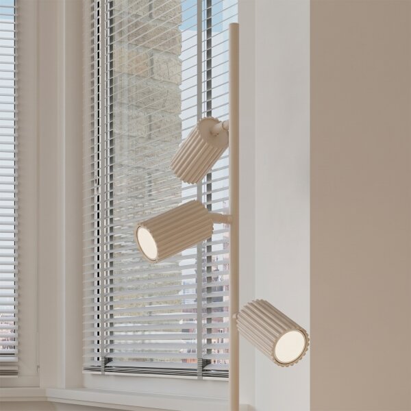 Sollux SL.2018 - Stojací lampa KARBON 3xGU10/10W/230V krémová