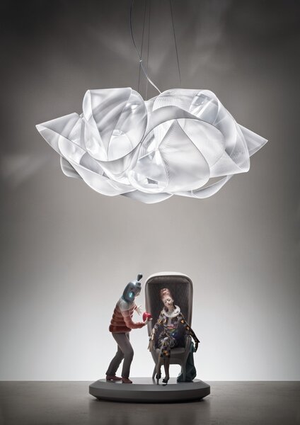 Slamp designová závěsná svítidla Fabula Suspension Large (průměr 60 cm)