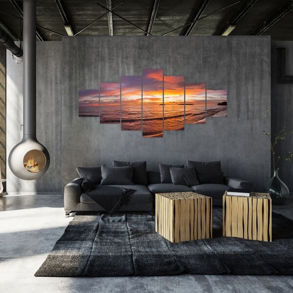 Obraz - Západ slunce (210x100 cm)