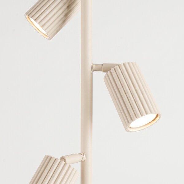 Sollux SL.2018 - Stojací lampa KARBON 3xGU10/10W/230V krémová