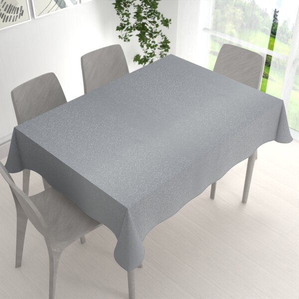 Biante Teflonový obdélníkový ubrus TF-086 Ornamenty na šedém 50x100 cm