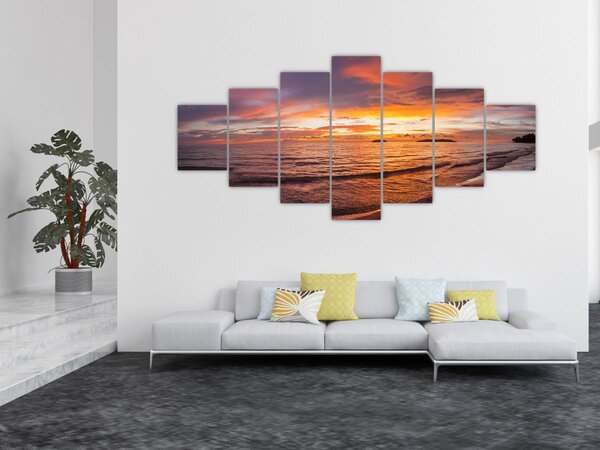 Obraz - Západ slunce (210x100 cm)