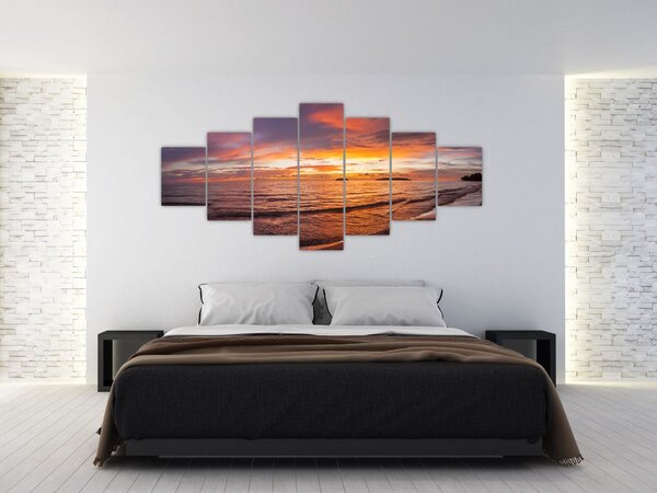 Obraz - Západ slunce (210x100 cm)