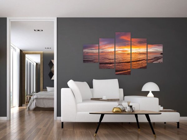 Obraz - Západ slunce (125x70 cm)