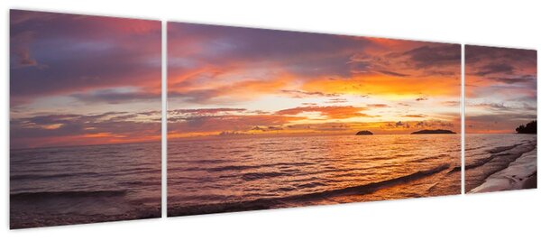 Obraz - Západ slunce (170x50 cm)