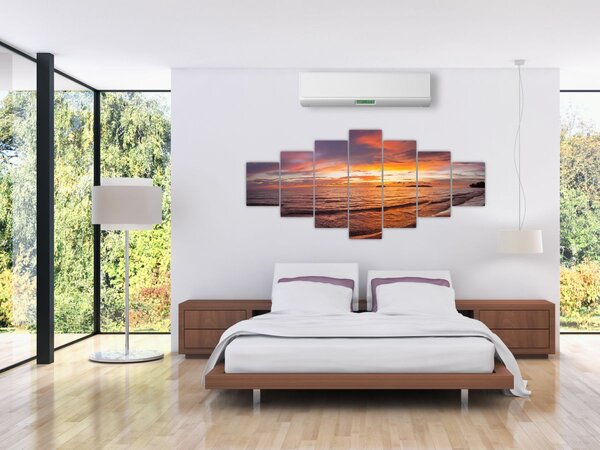 Obraz - Západ slunce (210x100 cm)