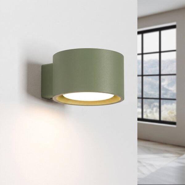 Sollux SL.2461 - Nástěnné svítidlo MODO 1xGX53/10W/230V zelená