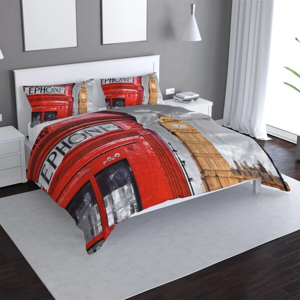 Sablio Povlečení Londýn 3 - 140x200 / 90x70