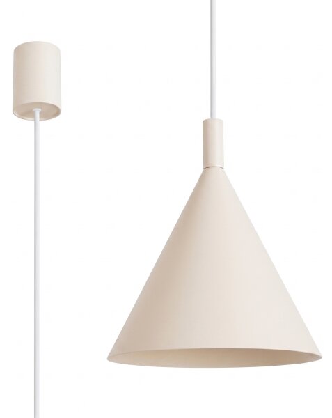 Sollux SL.2524 - Lustr na lanku NOX 1xE27/15W/230V krémová