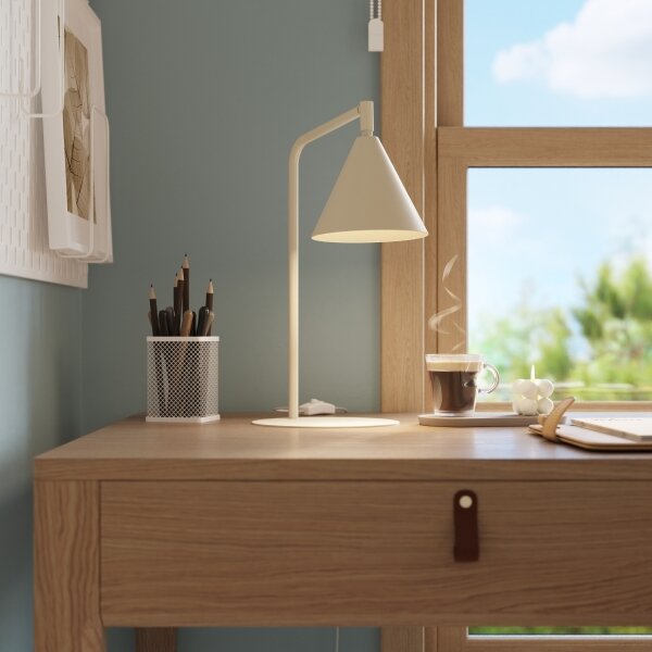 Sollux SL.2569 - Stolní lampa NOX 1xE14/10W/230V krémová