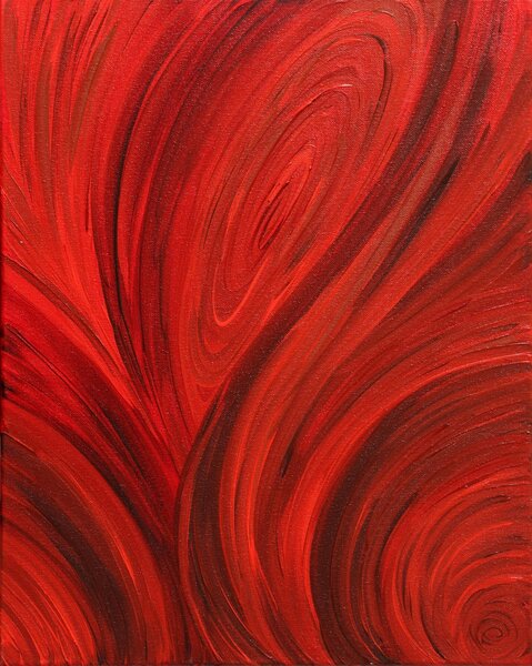 Ručně malovaný obraz od Pavla Pupsová - "ŽIVOČIŠNOST", rozměr: 40 x 50 cm