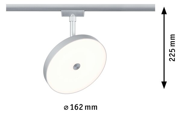 Paulmann 96787 Hildor, spot pro Urail system, 1x15W LED 3000K, tříkrokové stmívání, matný chrom