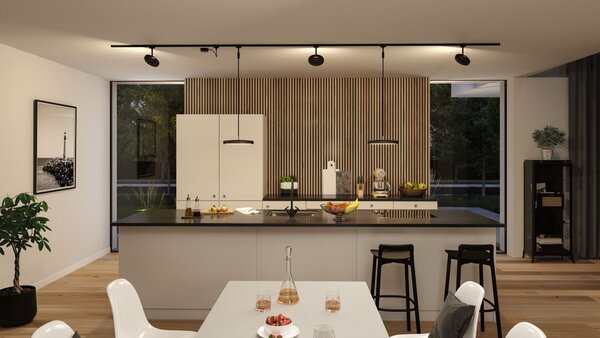 Paulmann 96792 Hildor, závěsné svítidlo pro Urail system, 1x15W LED 3000K, tříkrokové stmívání, černá, průměr 31cm