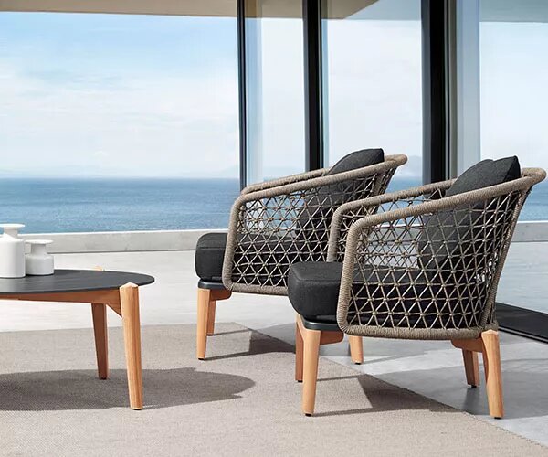 Zahradní 4 místná sedací souprava MAPLE Exteriér | Zahradní sedací sestavy