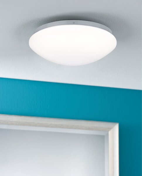 Paulmann 70980 Leonis, stropní svítidlo LED 10W 4000K, IP44, bílá, průměr 28cm