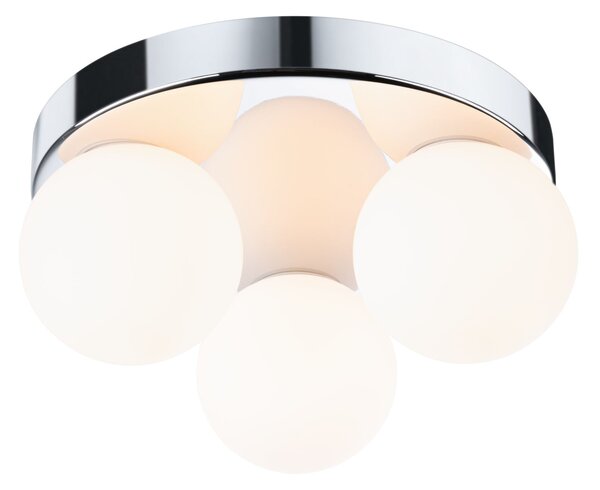 Paulmann 71062 Gove, koupelnové stropní svítidlo 3xG9 max. 20W, chrom, průměr 22cm, IP44