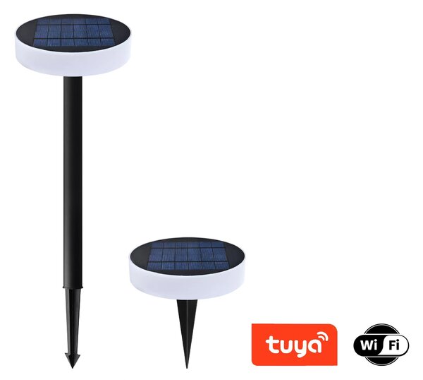 Immax NEO LITE smart solární svítidlo ROUND, RGB, IP65, BT, TUYA