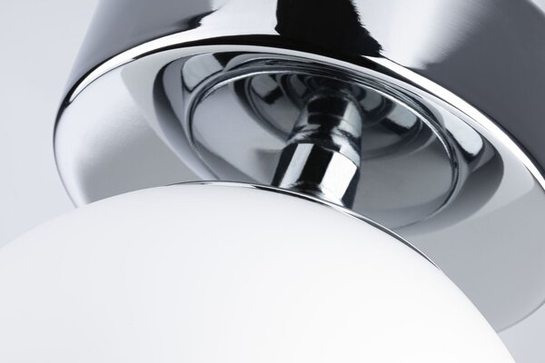 Paulmann 71065 Gove, koupelnové stropní svítidlo LED 9W 3000K, chrom, průměr 17cm, IP44