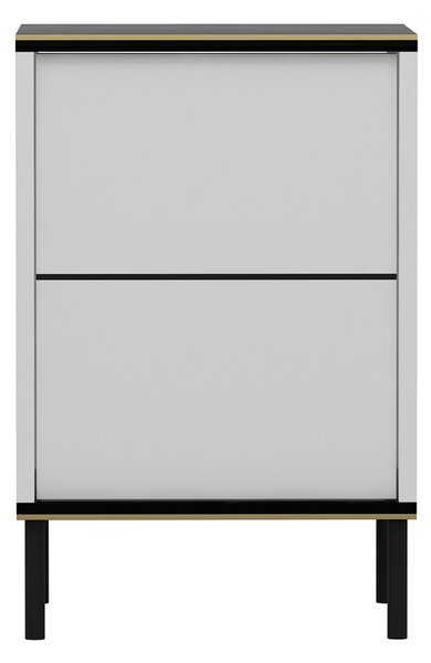 Noční stolek Imaj White Marble