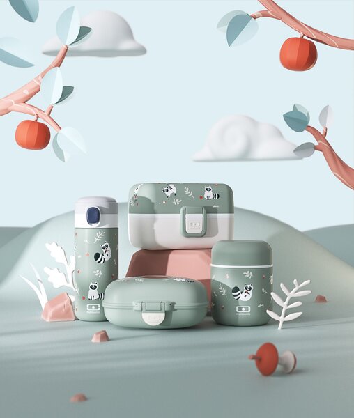 Termo box na potraviny Monbento Capsule Green Raccoon 280 ml