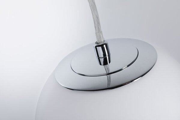 Paulmann 71066 Gove, koupelnové závěsné svítidlo LED 9W 3000K, chrom, průměr 17cm, IP44