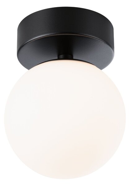 Paulmann 71071 Gove, koupelnové stropní svítidlo LED 5W 3000K, černá, průměr 12cm, IP44