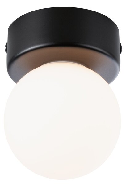 Paulmann 71068 Gove, koupelnové stropní svítidlo 1xG9 max. 20W, černá, průměr 8cm, IP44