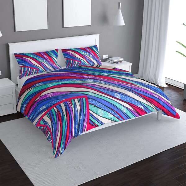 Sablio Povlečení Pruhovaný motiv 2 - 140x200 / 90x70
