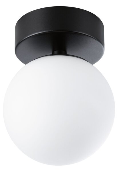 Paulmann 71071 Gove, koupelnové stropní svítidlo LED 5W 3000K, černá, průměr 12cm, IP44