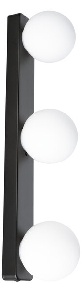 Paulmann 71070 Gove, koupelnové nástěnné svítidlo 3xG9 max. 20W, černá, délka 40cm, IP44
