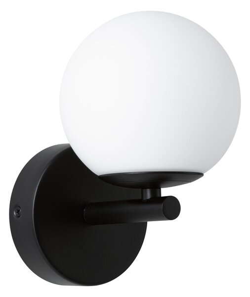 Paulmann 71074 Gove, koupelnové nástěnné svítidlo LED 5W 3000K, černá, průměr 12cm, IP44