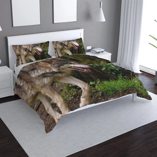 Sablio Povlečení Vlk - 140x200 / 90x70