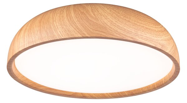 Paulmann 71083 Oka, koupelnové stropní svítidlo LED 24W White Switch, vzhled dřeva, průměr 36cm, IP44