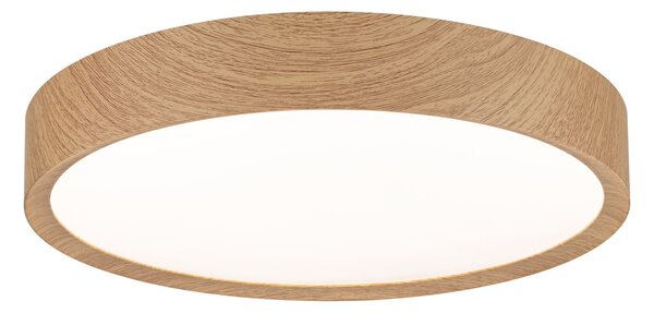 Paulmann 71085 Tega, koupelnové stropní svítidlo LED 22,5W White Switch, vzhled dřeva, průměr 33,4cm, IP44