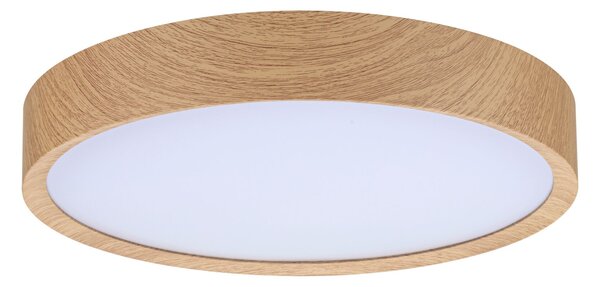 Paulmann 71085 Tega, koupelnové stropní svítidlo LED 22,5W White Switch, vzhled dřeva, průměr 33,4cm, IP44