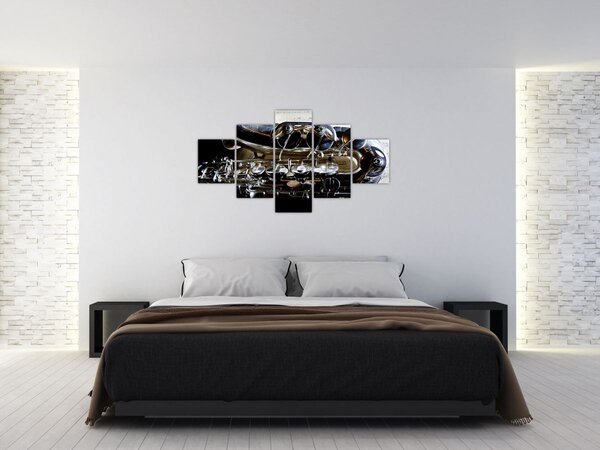 Obraz - Saxofon (125x70 cm)