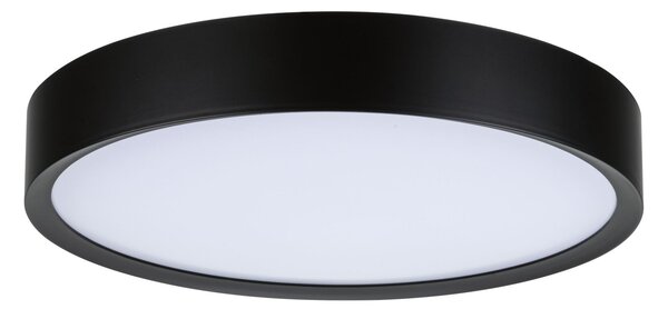 Paulmann 71086 Tega, koupelnové stropní svítidlo LED 22,5W White Switch, černá, průměr 33,4cm, IP44