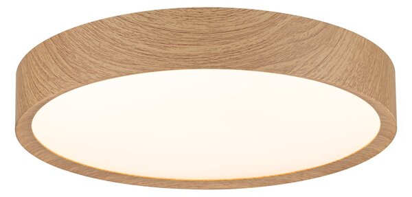 Paulmann 71085 Tega, koupelnové stropní svítidlo LED 22,5W White Switch, vzhled dřeva, průměr 33,4cm, IP44