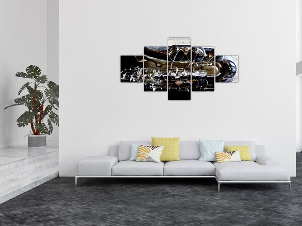 Obraz - Saxofon (125x70 cm)