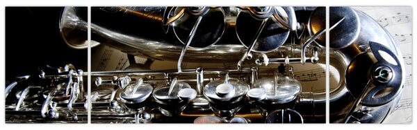 Obraz - Saxofon (170x50 cm)