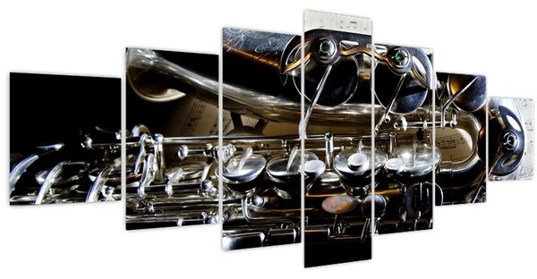 Obraz - Saxofon (210x100 cm)